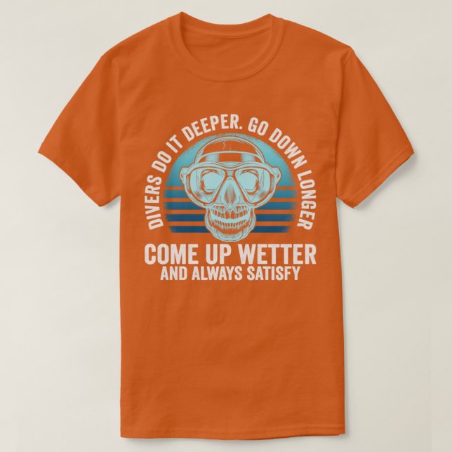 Camiseta Los buzos lo hacen más profundo. (Diseño del anverso)