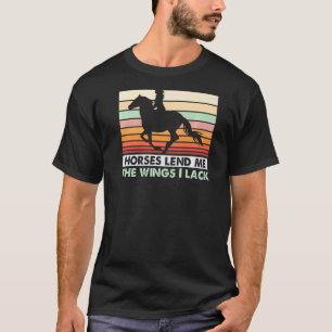 Camiseta Los caballos me prestan las alas que me faltan ecu