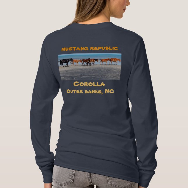 Camiseta Los caballos salvajes del Corolla (Reverso)
