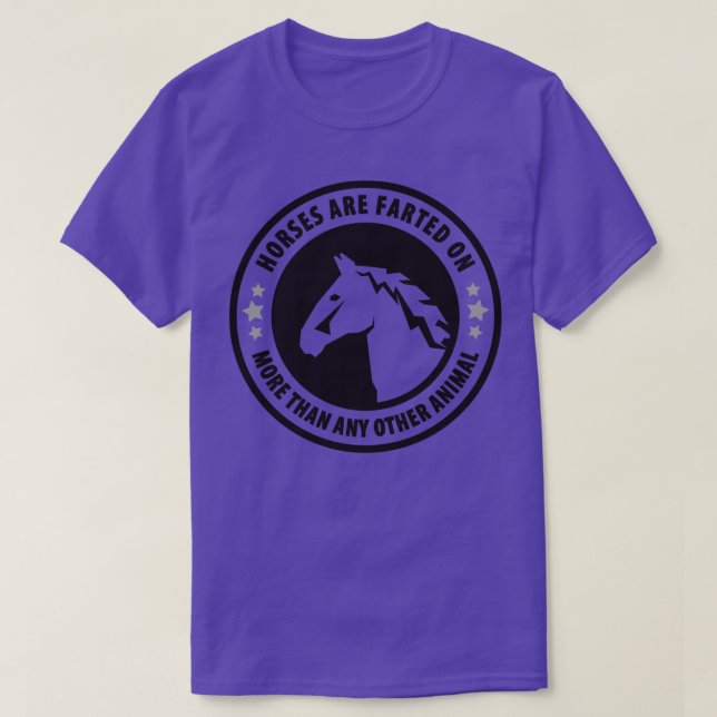 Camiseta Los Caballos Son Farsados En Más De Cualquier Otro (Diseño del anverso)
