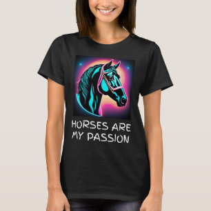 Camiseta Los Caballos Son Mis Amantes Ecuestres De Pion