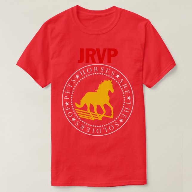 Camiseta Los caballos son soldados (Diseño del anverso)