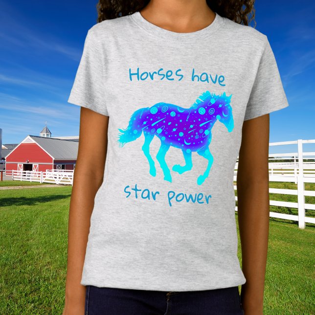 Camiseta Los caballos tienen poder de estrella   (Subido por el creador)