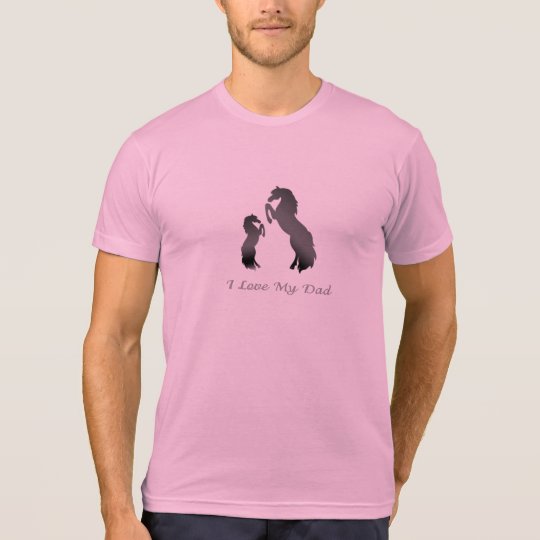 Camiseta Los caballos y yo amamos a mi papá