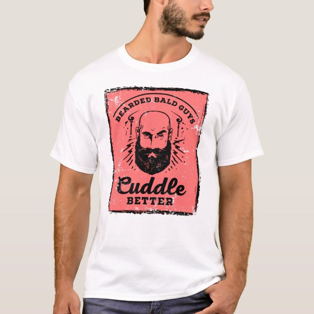 Camiseta Los Calvos Con Cabeza Se Amarran Mejor. Diseño div (Anverso)