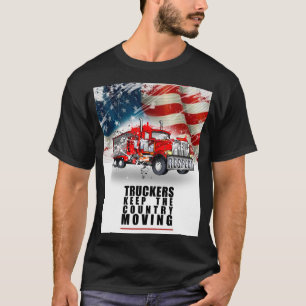 Camiseta Los Camioneros Mantienen Este País En Movimiento (
