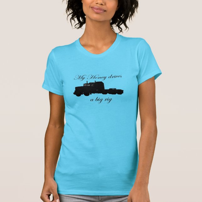 Camiseta Los camioneros - Teamsters - mi miel conducen un (Anverso)