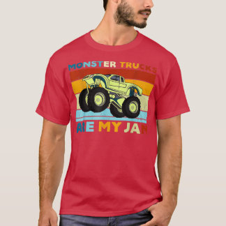 Camiseta Los Camiones De Monstruo Retro Vintage Son Mi Mons