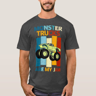 Camiseta Los Camiones De Monstruo Retro Vintage Son Mi Mons