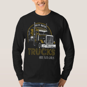Camiseta Los Camiones De Niños Silly Son Para Chicas Conduc