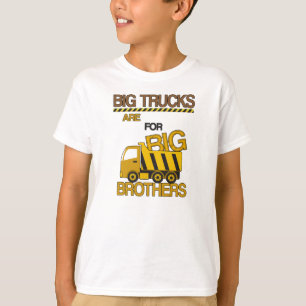 Camiseta Los camiones grandes están para la construcción 