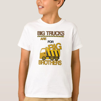 Camiseta Los camiones grandes están para la construcción de