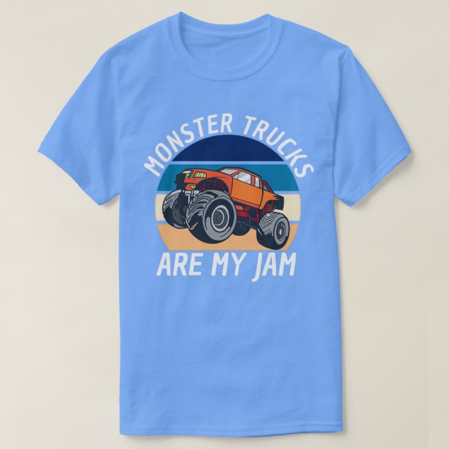 Camiseta Los Camiones Monstruos Son Mi Jam Big Wheels 12 (Diseño del anverso)