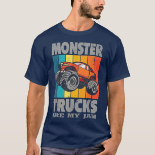 Camiseta Los Camiones Monstruos Son Mis Jam Boys Vintage Mo