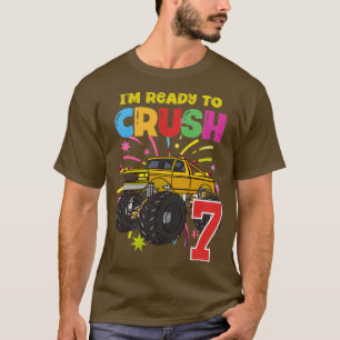Camiseta Los camiones monstruosos amarillos son mi mermelad