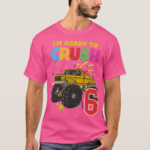 Camiseta Los camiones monstruosos amarillos son mi mermelad