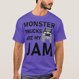 Camiseta los camiones monstruosos son mi amante de los cami