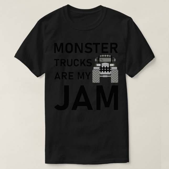 Camiseta los camiones monstruosos son mi amante de los cami (Diseño del anverso)