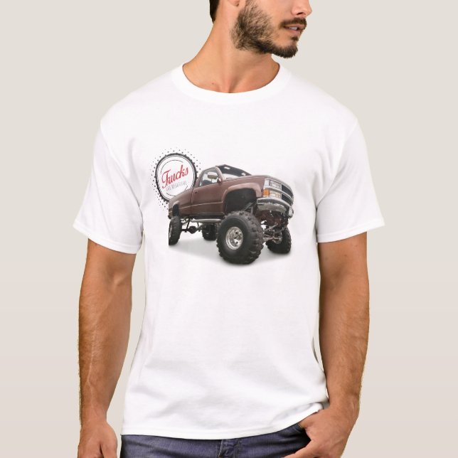 Camiseta Los camiones son hermosos (4x4 Chevy) (Anverso)