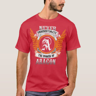 Camiseta Los Camisas Con Nombre De Aragón Nunca Subestiman