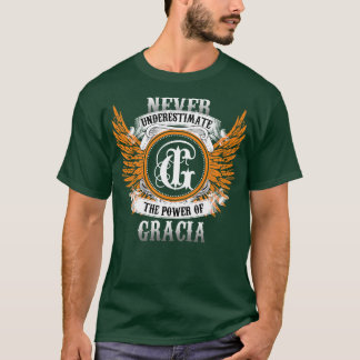 Camiseta Los Camisas Con Nombre De Gracia Nunca Subestiman 