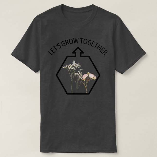 Camiseta Los Camisas de Autismo Letx27 crecen juntos para a (Diseño del anverso)