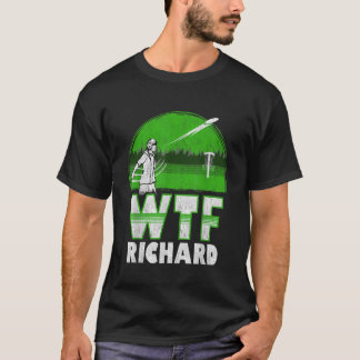 Camiseta Los Camisas de Golf de Disco Hombres Funny WTF Ric