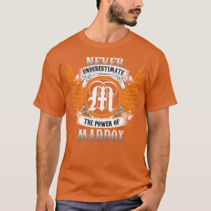 Camiseta Los Camisas De Nombre Maddox Nunca Subestiman El P