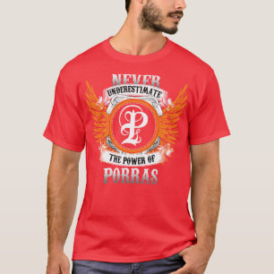 Camiseta Los Camisas De Nombre Porras Nunca Subestiman El P
