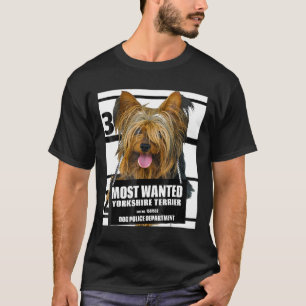 Camiseta Los Camisas de Tee de Perro Terrier de Yorkshire m