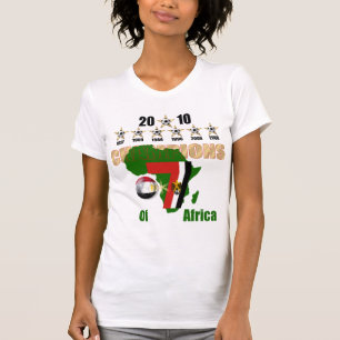 Camiseta Los campeones 2010 de Egipto de las ilustraciones