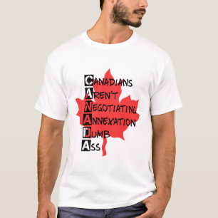 Camiseta Los canadienses no negocian la anexión