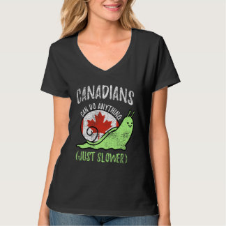 Camiseta Los canadienses pueden hacer cualquier cosa, solo 