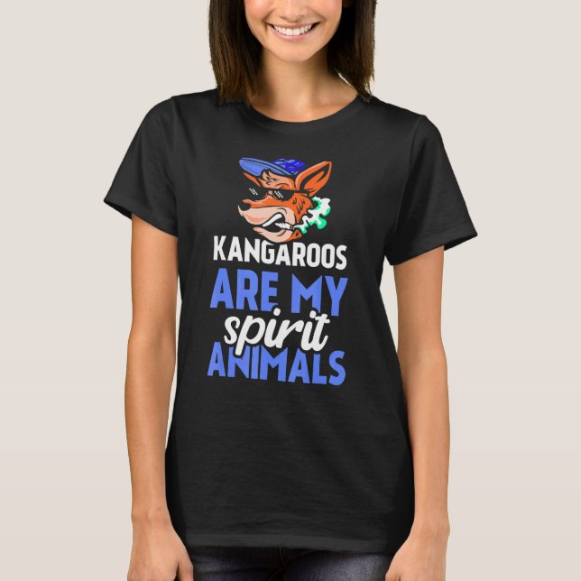 Camiseta Los canguros son mi espíritu animales canguro anim (Anverso)