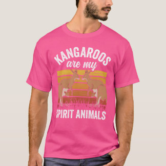 Camiseta Los canguros son mis animales espirituales Canguro