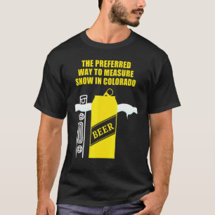 Camiseta Los Cánones De Cerveza De Nieve Colorado Prefieren