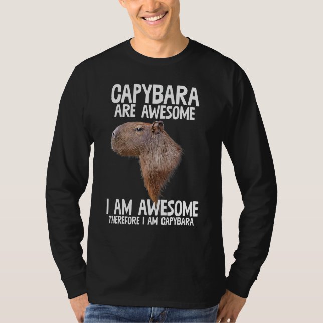 Camiseta Los capibara son increíbles, por lo tanto soy Capi (Anverso)