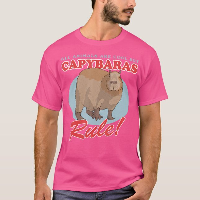 Camiseta Los capibaras son Guay Rodent Capybara (Anverso)