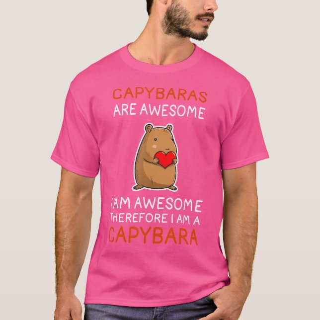 Camiseta Los Capibaras Son Increíbles. Soy Un Capibar Funny (Anverso)