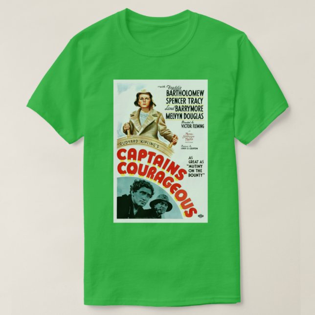 Camiseta Los capitanes del valiente Victor Fleming 4 (Diseño del anverso)