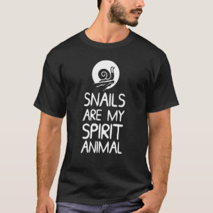 Camiseta Los caracoles son mi espíritu animal gracioso Tee 
