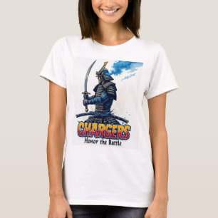 Camiseta Los cargadores honran las batallas: valiente y hon