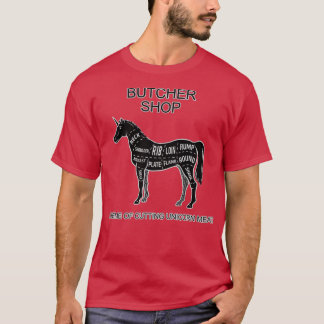 Camiseta Los carniceros guían el unicornio