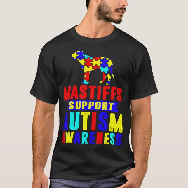Camiseta Los castigos apoyan la conciencia sobre el autismo (Anverso)