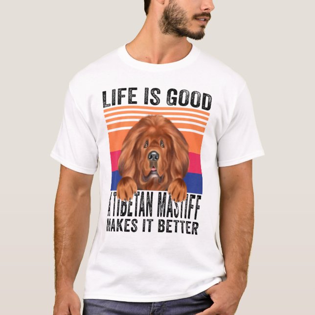 Camiseta Los castigos tibetanos hacen que tu vida sea buena (Anverso)