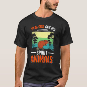Camiseta Los castores son mis animales espirituales