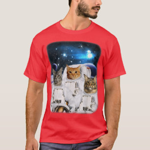 Camiseta Los Catonistas Espacian Al Astronauta Del Gato Con
