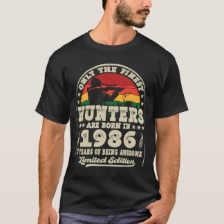 Camiseta Los Cazadores Más Finos Nacieron En 1986 Con La Ca