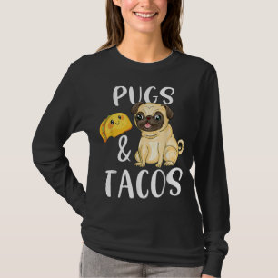Camiseta Los cerditos y los tacos divertidos de Pug y Tacos
