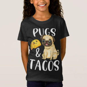 Camiseta Los cerditos y los tacos divertidos de Pug y Tacos